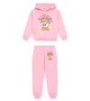 MOSCHINO LOGO HOODIE AND SWEATtrousers SET
