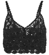 ANNA KOSTUROVA BIANCA CROCHET CROP TOP