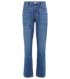 FRAME LE SLOUCH MID-RISE STRAIGHT JEANS