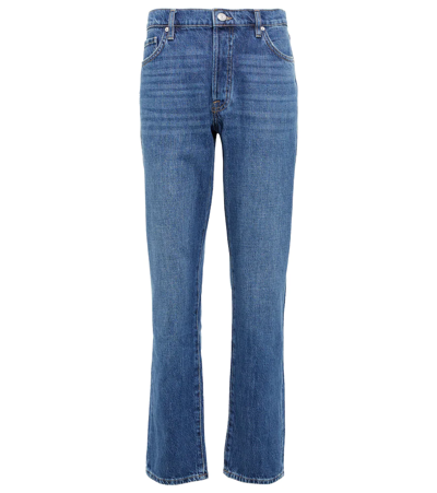 Frame Le Slouch Mid-rise Straight Jeans In Marsa