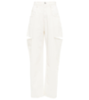 Maison Margiela White High-rise Distressed Jeans In White