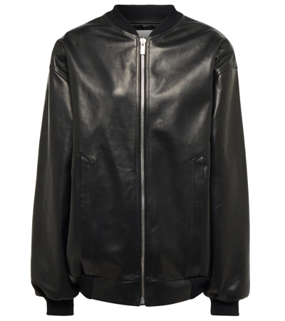 Magda Butrym Leather Jacket In Black