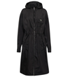 Prada Re-nylon Raincoat In Nero