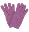 Loro Piana Mixed Stitch Cashmere Gloves In Purple Daisy Mel