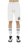 Cult Of Individuality Fleece Sweat Shorts In White
