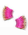 Mignonne Gavigan Micro Madeline Earrings In Pink