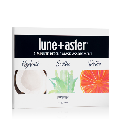 Lune+aster 5 Minute Rescue Mask Assortment Trio Hydrate, Soothe And Detox In Default Title