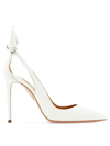 AQUAZZURA WOMEN'S  WHITE OTHER MATERIALS PUMPS