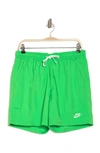 Nike Flow Woven Shorts In Ltgnsp/sail