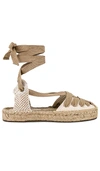 SOLUDOS LUELLA LACE-UP ESPADRILLE