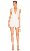 ADRIANA DEGREAS MOVES V-NECK PLAYSUIT