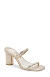 Dolce Vita Women's Noles Strappy Round-heel Sandals In Gold
