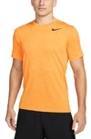 Nike Dri-fit Static Training T-shirt In Kumquat/ Citron / Black