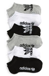 ADIDAS ORIGINALS ORIGINALS ASSORTED 6-PACK NO-SHOW SOCKS