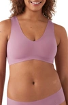 True & Co. True Body Lift V-neck Bralette In Dusky Orchid