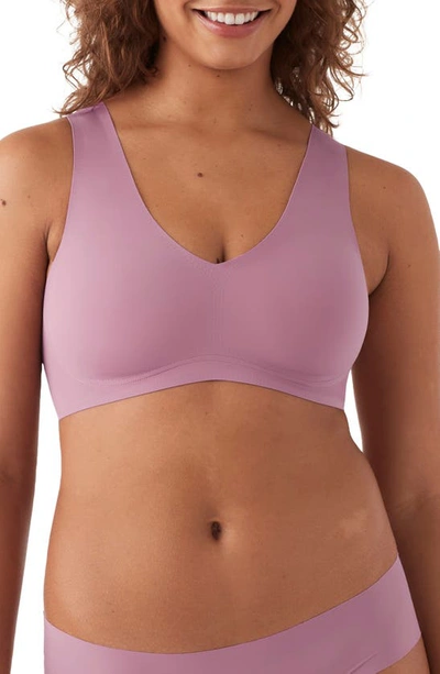 True & Co. True Body Lift V-neck Bralette In Dusky Orchid