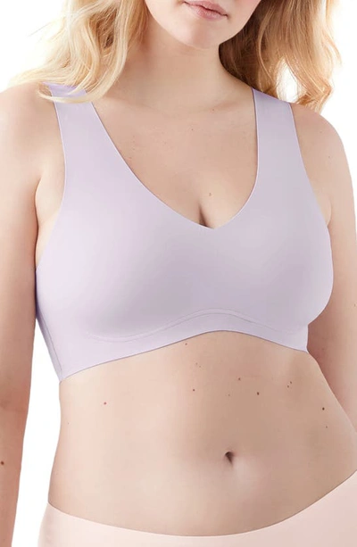 True & Co. True Body Lift V-neck Bralette In Lilac Mist