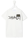 Roberto Cavalli Scribble Logo-print T-shirt In White