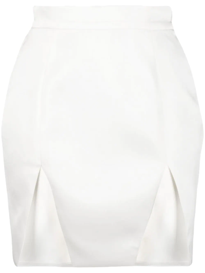 V:pm Atelier Cut-out Mini-skirt In White