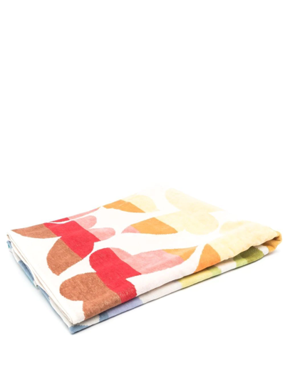 Missoni Butterfly-print Cotton Beach Towel In Neutrals