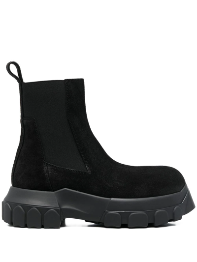 Rick Owens Beatle Bozo Ankle-length Boots In Schwarz