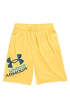 Under Armour Kids' Ua Prototype 2.0 Performance Athletic Shorts In Omega Orange