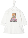 MOSCHINO TEDDY BEAR-PRINT RUFFLED MINI DRESS