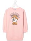 MOSCHINO TEDDY BEAR-PRINT SWEATSHIRT DRESS