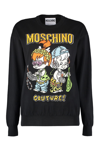 MOSCHINO MOSCHINO X THE FLINTSTONES - COTTON CREW-NECK SWEATER