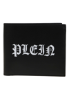 Philipp Plein French Leather Wallet In Black