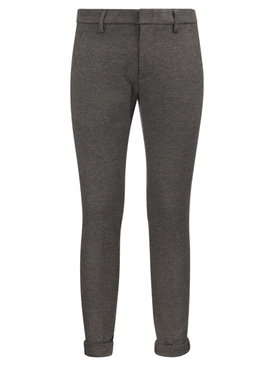 Dondup Gaubert - Slim-fit Jersey Trousers In Grey