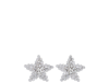 Alessandra Rich Star Earrings In Silver