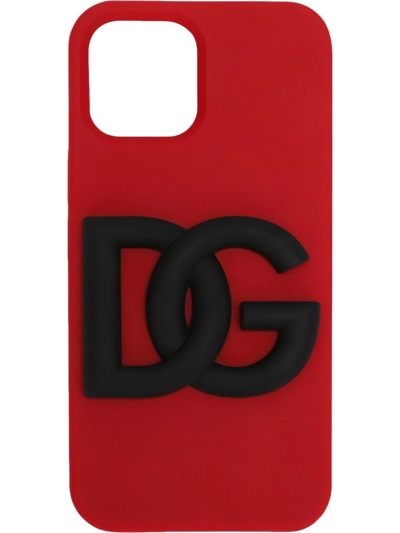 Dolce & Gabbana Dg Iphone 13 Pro Max Case In Red