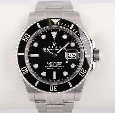 Pre-owned Rolex Brans  Submariner 126610ln Steel 41mm-black Ceramic Bezel-black Dial