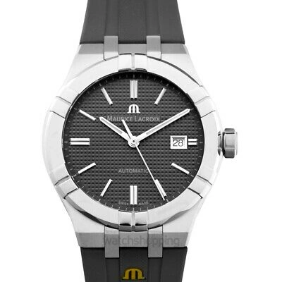 Pre-owned Maurice Lacroix Aikon Ai6008-ss000-230-2 Grey Dial Men's Watch Genuine
