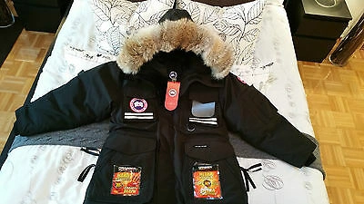 Pre-owned Canada Goose Brand "red Label" Edition Black  Snow Mantra Xl Parka Jacket