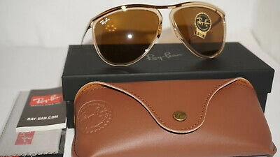 Pre-owned Ray Ban Sunglasses Aviator Olympian Limited Edition Rb2219 W3390 59 13 140 In Brown G-15