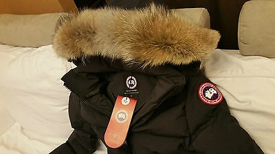 Pre-owned Canada Goose Brand Red Label Edition Lady Black  Mystique "med" Parka Jacket