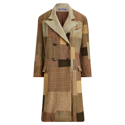 Pre-owned Ralph Lauren Purple Label 50th Anniversary Sydney Patchwork Coat $8500