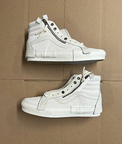 Pre-owned Vans Sk8-hi X End. X Mastermind Japan Marshmallow Vn0a3tkm2561 In White