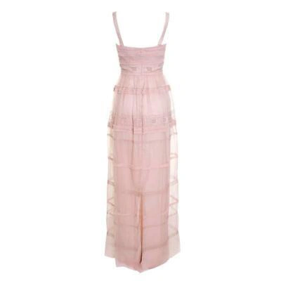 Pre-owned Temperley London Strappy Cambon Dress In Beige