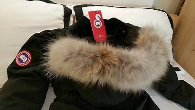 Pre-owned Label Edition Brand Red  Black Canada Goose Trillium Medium Parka Jacket
