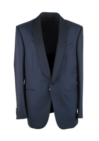 Pre-owned Ermenegildo Zegna Blue Mila Tuxedo Suit Size 52 It / 42r U.s.