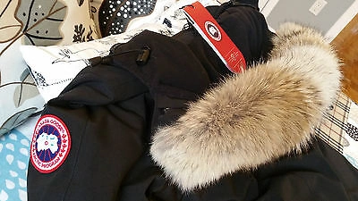 Pre-owned Canada Goose Brand "red Label" Edition Black  Victoria Medium Parka Jacket