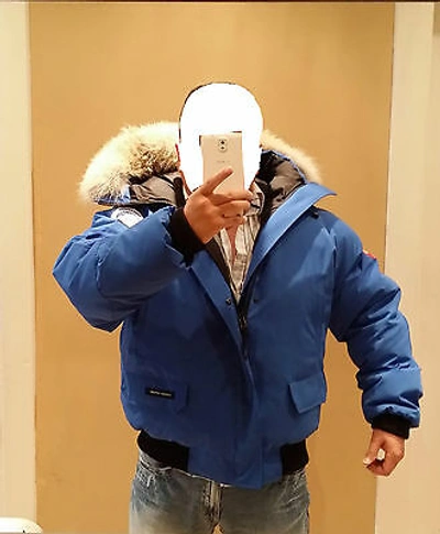 Pre-owned Canada Goose Special Edition Polar Bear Blue Label Pbi