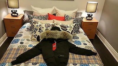 Pre-owned Label Edition Brand Red  Blk Canada Goose Hologram Chilliwack M Parka Jacket
