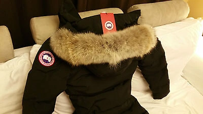Pre-owned Canada Goose Brand "red Label" Edition Black  Mystique Small Parka Jacket