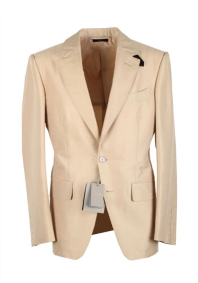 Pre-owned Tom Ford Atticus Beige Sport Coat Size 46c / 36s U.s. Jacket Blazer With...
