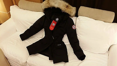 Pre-owned Label Brand Black "red " Canada Goose Trillium Small Arctic Parka Jacket