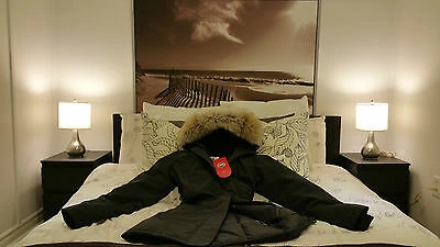 Pre-owned Label Edition Brand Red  Navy Canada Goose Victoria Large Parka Jacket